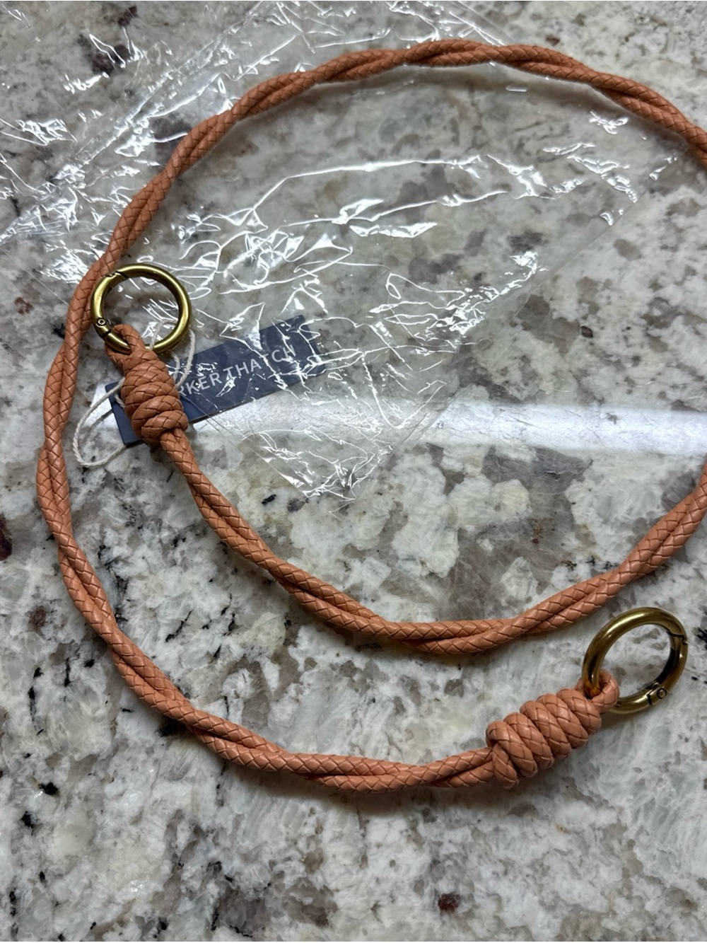 Parker Thatch Light Tan Rope Strap NWT - Picture 2 of 5